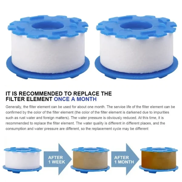 10-1pcs Water Outlet Purifier Kit Universal Faucet Filter for Hard Water Bathroom Shower Head Replacement Filter Remove Chlorine - Image 5