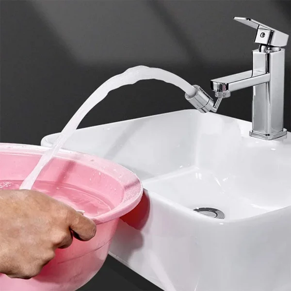 720° Rotation Universal Splash Filter Plastic Flexible Saving Faucets Sprayer Aerator Nozzle for Washbasin Kitchen Anti-splash - Image 2